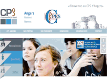 Tablet Screenshot of cps-ecoles-angers.com
